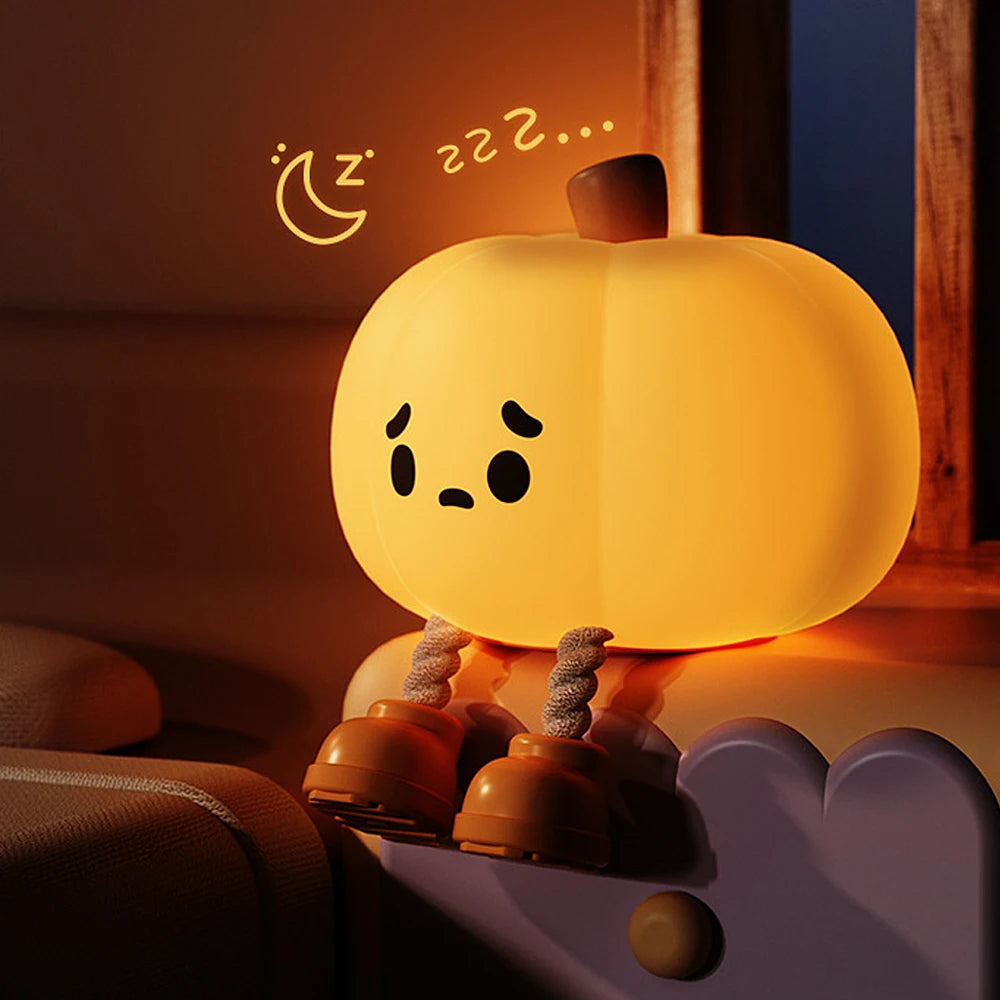 SpookyGlow Pumpkin Night Light